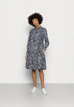 Marc O'Polo Damen FLARED - Blusenkleid - Night Sky