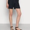 Marc O'Polo Damen STRAIGHT FIT MEDIUM RISE REGULAR LEG - Shorts - Night Sky