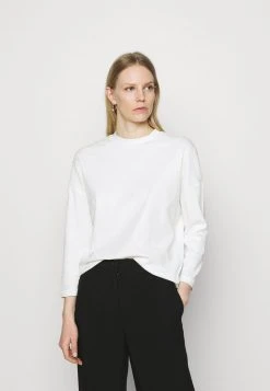 Marc O'Polo Damen LONG SLEEVE HIGH NECK - Langarmshirt - Paper White