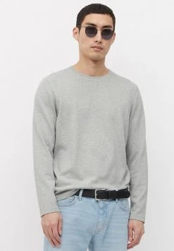 Marc O'Polo Strickpullover - Light Grey Melange | Herren