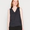 Marc O'Polo BLOUSE SLEEVELESS BACKSIDE PLEAT - Bluse - Deep Sky | Damen
