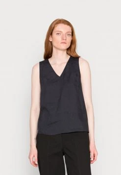 Marc O'Polo BLOUSE SLEEVELESS BACKSIDE PLEAT - Bluse - Deep Sky | Damen