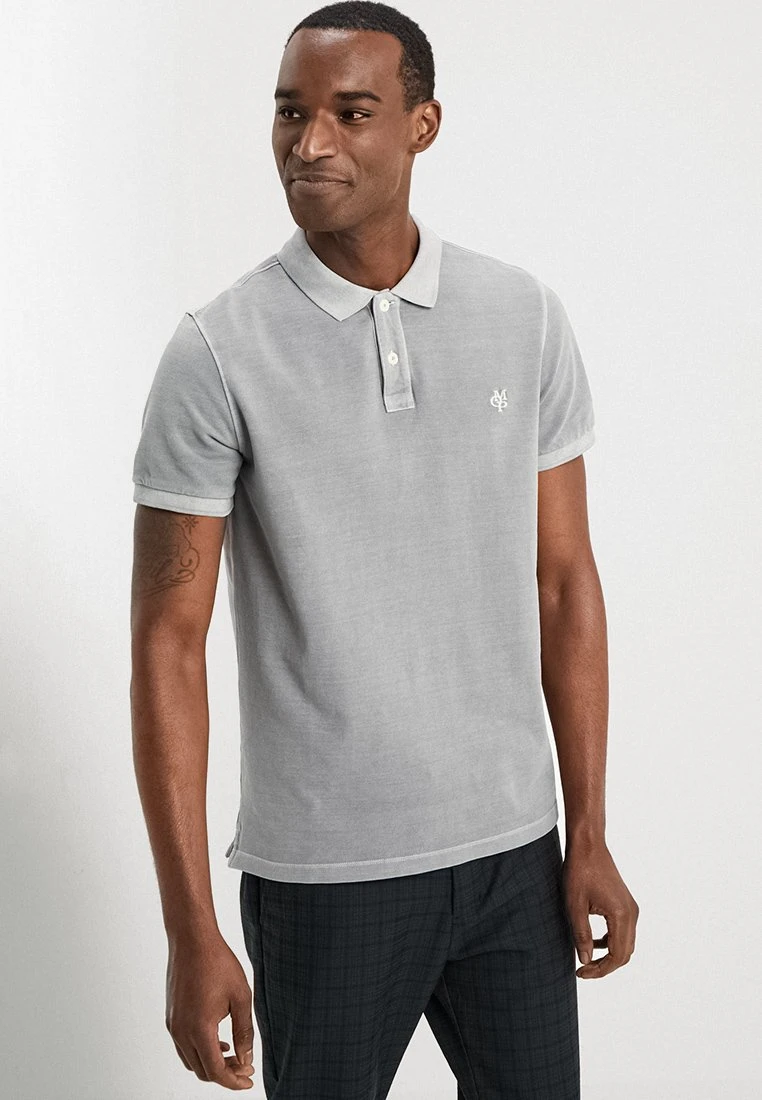 Marc O'Polo Herren SHORT SLEEVE BUTTON PLACKET - Poloshirt - Light Grey 1 Marc O'Polo Herren SHORT SLEEVE BUTTON PLACKET - Poloshirt - Light Grey