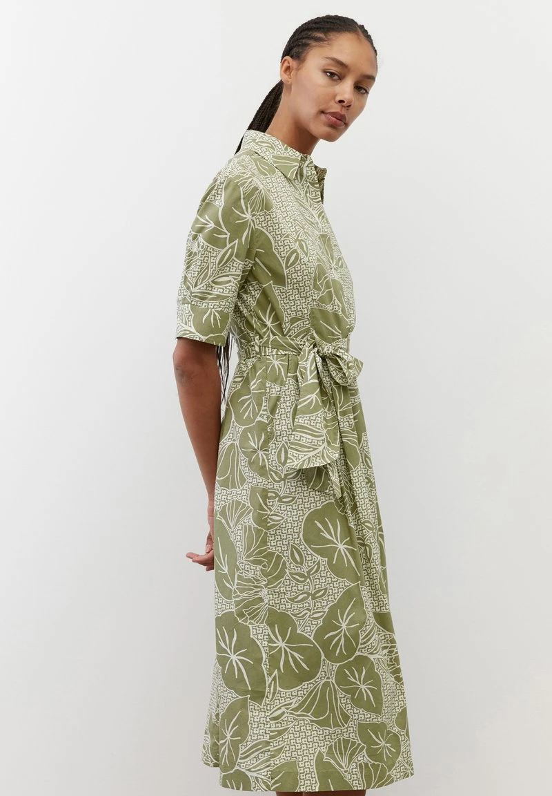 Marc O'Polo Damen PAPERTOUCH POPELINE - Blusenkleid - Light Green 4 Marc O'Polo Damen PAPERTOUCH POPELINE - Blusenkleid - Light Green – Bild 4