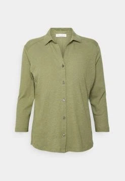 Marc O'Polo BLOUSE 3/4 SLEEVE CUFFS BUTTON PLACKET - Langarmshirt - Olive Grove | Damen