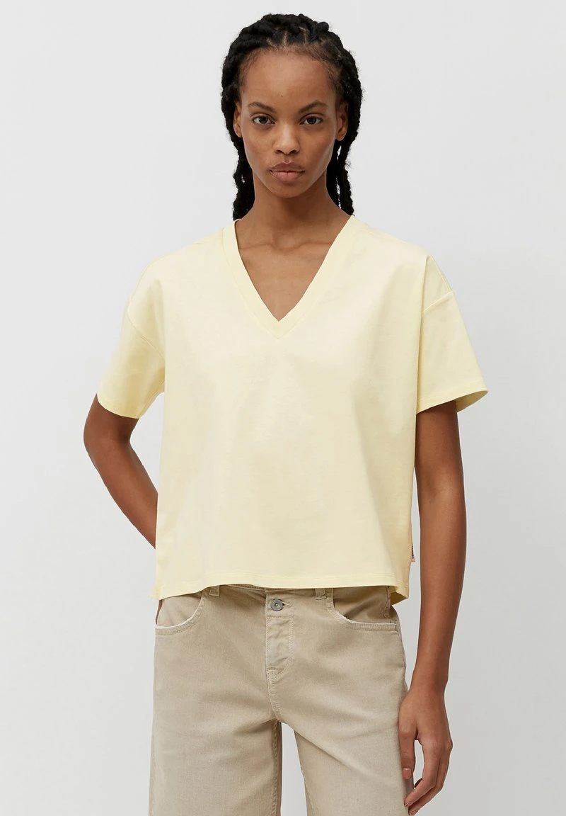 Marc O'Polo LOOSE - T-Shirt Basic - Bleached Vanilla | Damen 1 Marc O'Polo LOOSE - T-Shirt Basic - Bleached Vanilla | Damen