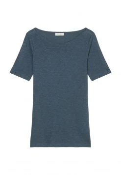 Marc O'Polo Damen T-Shirt Basic - Mineral Blue