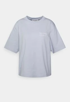 Marc O'Polo SHORT SLEEVE ROUND NECK WIDE FIT PLACED PRINT - T-Shirt Print - Morning Dew | Damen