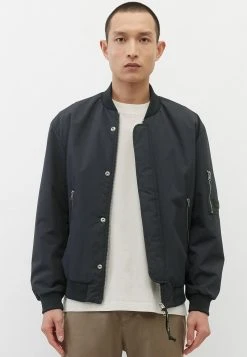 Marc O'Polo Herren AUS RECYCELTER QUALITÄT - Bomberjacke - Dark Navy