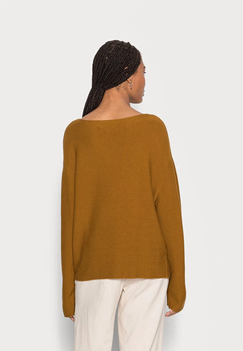 Marc O'Polo LONGSLEEVE MODERN WIDE FIT RICE CORN STRUCTURE - Strickpullover - Golden Hour | Damen 3 Marc O'Polo LONGSLEEVE MODERN WIDE FIT RICE CORN STRUCTURE - Strickpullover - Golden Hour | Damen – Bild 3
