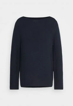Marc O'Polo LONGSLEEVE SMALL LINKED - Strickpullover - Night Sky | Damen -Marc O'Polo Verkäufe c75ddd38f0e24d7cade4afd854d46bf2
