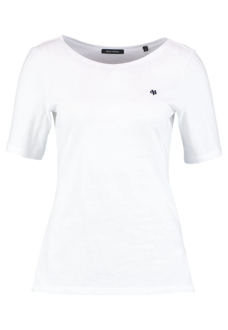 Marc O'Polo SHORT SLEEVE BOAT NECK - T-Shirt Basic - White | Damen 5 Marc O'Polo SHORT SLEEVE BOAT NECK - T-Shirt Basic - White | Damen – Bild 5