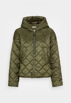 Marc O'Polo CAPE DIAMOND FIX HOOD SIDE SLITS - Übergangsjacke - Olive Grove | Damen -Marc O'Polo Verkäufe cab87435217945359ea1f68cb8f7abb8