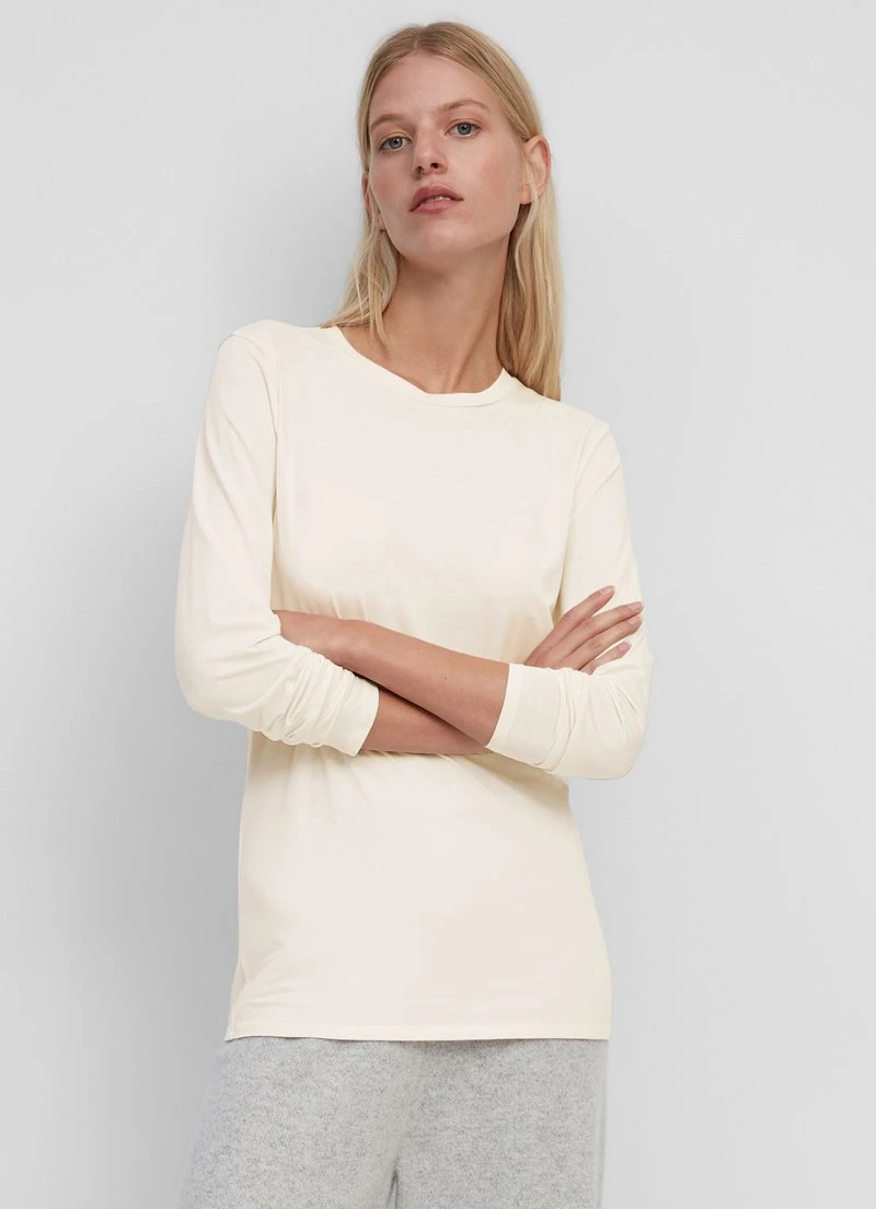 Marc O'Polo AUS GLATTEM -MIX - Langarmshirt - Shaded Sand | Damen 1 Marc O'Polo AUS GLATTEM -MIX - Langarmshirt - Shaded Sand | Damen