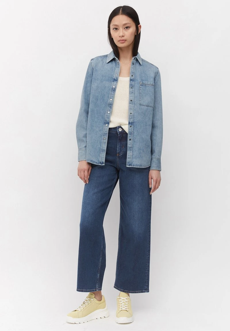 Marc O'Polo Hemdbluse - Super Sustainable Blue Wash | Damen 2 Marc O'Polo Hemdbluse - Super Sustainable Blue Wash | Damen – Bild 2