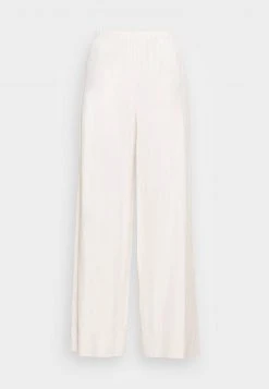 Marc O'Polo PANTS FLUENT WIDE LEG SLIM ELASTIC WAISTBAND SEAM POCKETS - Stoffhose - Shaded Sand | Damen