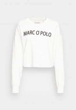 Marc O'Polo ROUND NECK LONG SLEEVES CROPPED LENGTH - Sweatshirt - Salty White | Damen -Marc O'Polo Verkäufe d19defe3f9624c039f89bdbf6b651e63