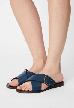 Marc O'Polo Damen DALIA - Pantolette Flach - Blue