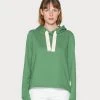 Marc O'Polo LONG SLEEVE HOODED CUFFS - Sweatshirt - Meadow Grass | Damen