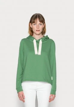 Marc O'Polo LONG SLEEVE HOODED CUFFS - Sweatshirt - Meadow Grass | Damen
