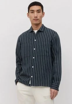 Marc O'Polo LANGARM - Hemd - Mulit Dark Navy | Herren