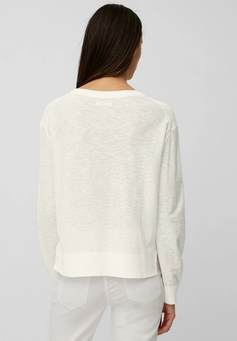Marc O'Polo Damen Strickpullover - Paper White 3 Marc O'Polo Damen Strickpullover - Paper White – Bild 3