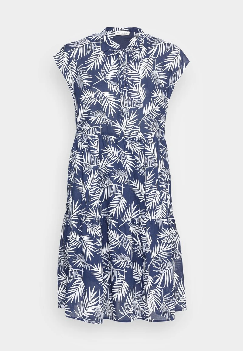 Marc O'Polo Damen EASY HANGER STYLE GATHERINGS - Freizeitkleid - Navy 4 Marc O'Polo Damen EASY HANGER STYLE GATHERINGS - Freizeitkleid - Navy – Bild 4