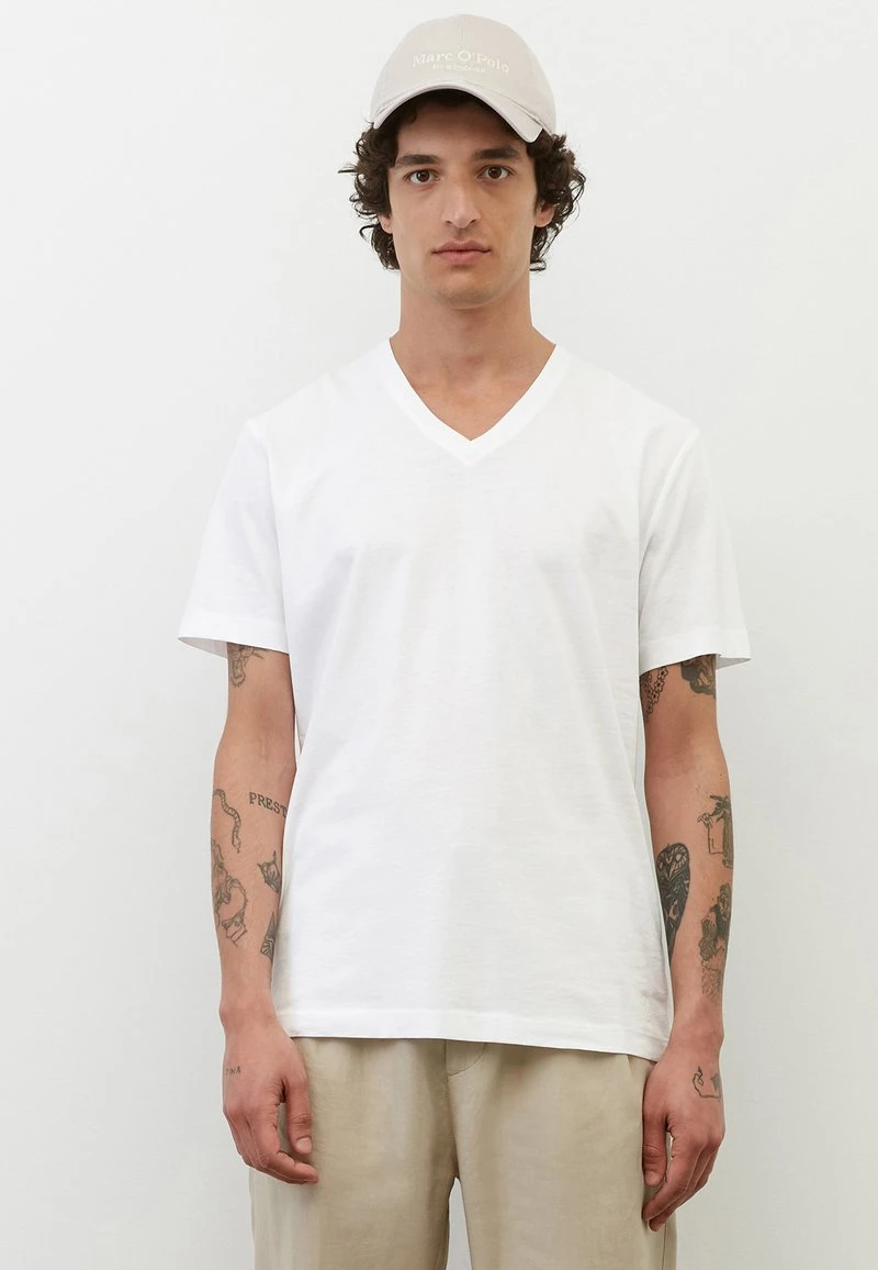 Marc O'Polo Herren IN SOFT TOUCH QUALITÄT - T-Shirt Basic - White 1 Marc O'Polo Herren IN SOFT TOUCH QUALITÄT - T-Shirt Basic - White