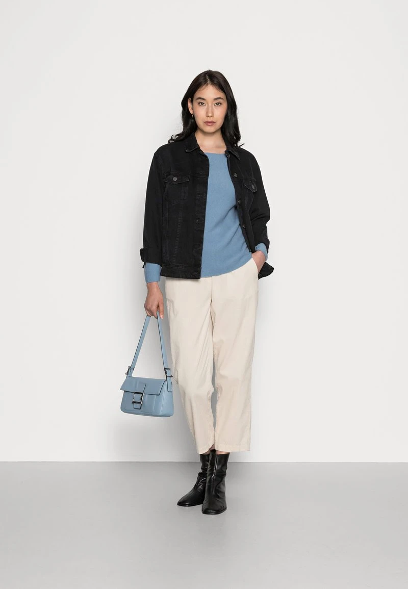 Marc O'Polo LONGSLEEVE MODERN WIDE FIT RICE CORN STRUCTURE - Strickpullover - Fall Sky | Damen 2 Marc O'Polo LONGSLEEVE MODERN WIDE FIT RICE CORN STRUCTURE - Strickpullover - Fall Sky | Damen – Bild 2