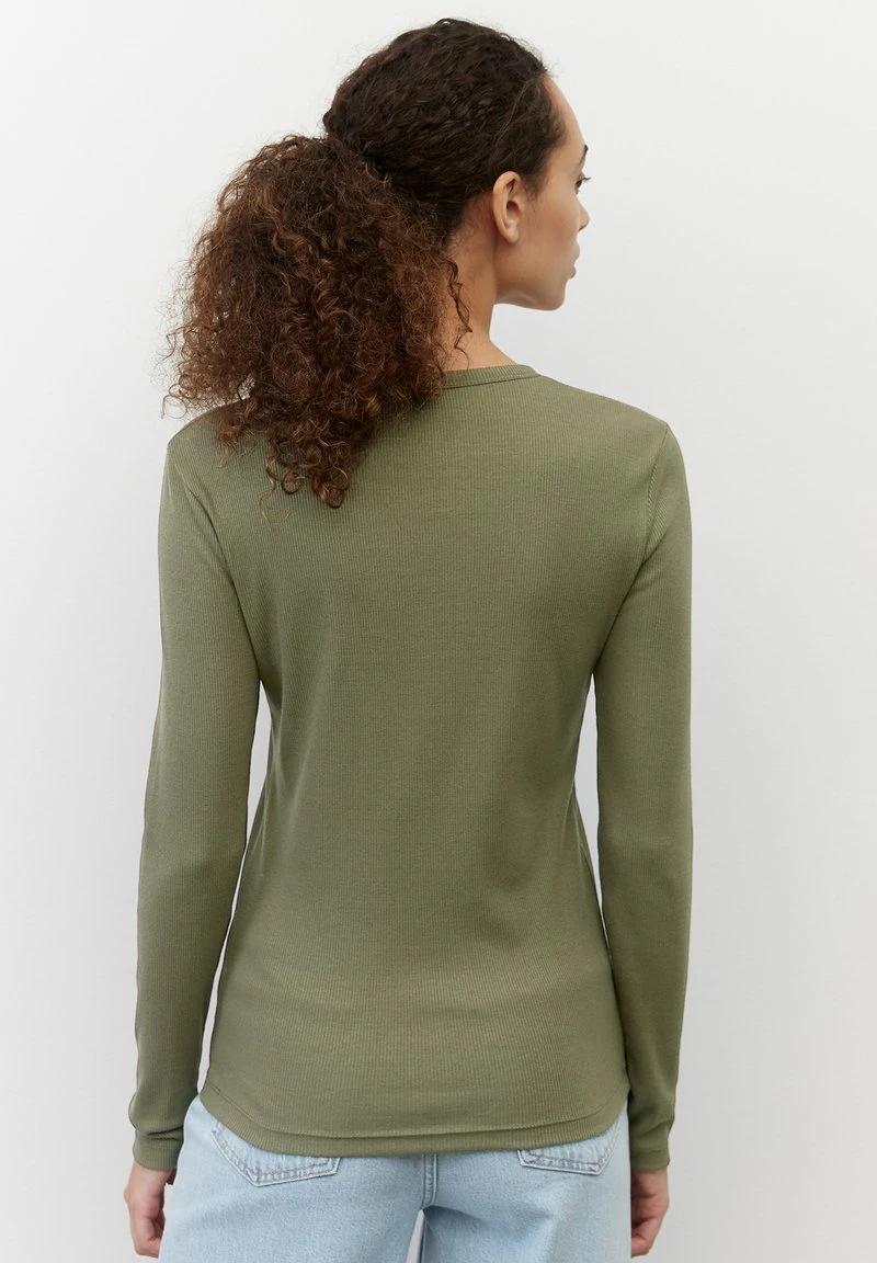 Marc O'Polo Damen LONGSLEEVE - Langarmshirt - Olive Grove 2 Marc O'Polo Damen LONGSLEEVE - Langarmshirt - Olive Grove – Bild 2