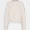 Marc O'Polo ROUND NECK MODERN COPPED FIT - Sweatshirt - Chalky Sand | Damen