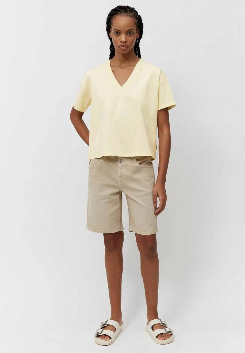 Marc O'Polo LOOSE - T-Shirt Basic - Bleached Vanilla | Damen 2 Marc O'Polo LOOSE - T-Shirt Basic - Bleached Vanilla | Damen – Bild 2