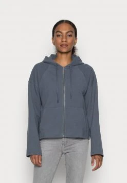 Marc O'Polo HOODY ZIP FRONT KANGAROO POCKETS GATHERED BACK - Sweatjacke - Sea Ember | Damen