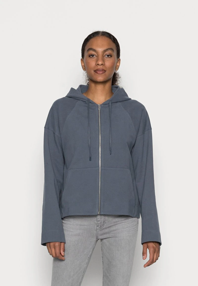 Marc O'Polo HOODY ZIP FRONT KANGAROO POCKETS GATHERED BACK - Sweatjacke - Sea Ember | Damen 1 Marc O'Polo HOODY ZIP FRONT KANGAROO POCKETS GATHERED BACK - Sweatjacke - Sea Ember | Damen