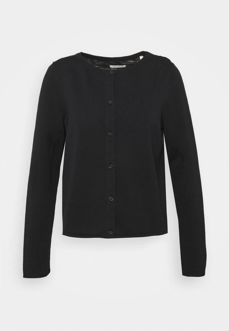 Marc O'Polo CARDIGAN LONGSLEEVE ASHAPE WITH STRUCTURE DETAILS AND BUTTON - Strickjacke - Dark Atlantic | Damen 1 Marc O'Polo CARDIGAN LONGSLEEVE ASHAPE WITH STRUCTURE DETAILS AND BUTTON - Strickjacke - Dark Atlantic | Damen