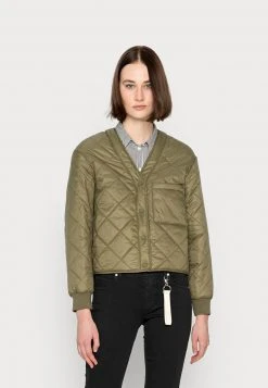 Marc O'Polo Damen SIDE SEAM POCKETS CUFFS FRONT WITH PRESSBUTT - Übergangsjacke - Olive Grove