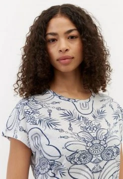 Marc O'Polo Damen ALLOVER AUS SINGLE - T-Shirt Print - White 9 Marc O'Polo Damen ALLOVER AUS SINGLE - T-Shirt Print - White -Marc O'Polo Verkäufe e067aec5c33748a7bb77c837045af4ee