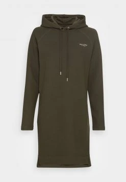 Marc O'Polo DRESS WITH HOOD - Freizeitkleid - Olive Drab | Damen -Marc O'Polo Verkäufe e089d396ffd644c2abdee1c83606e073