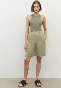 Marc O'Polo Damen Shorts - Sundried Sage