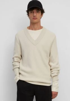Marc O'Polo Strickpullover - Linen White | Herren