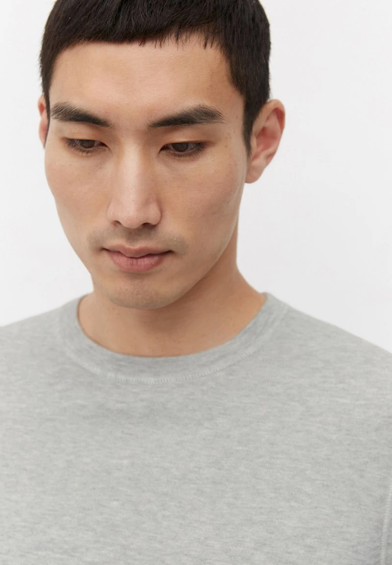 Marc O'Polo Strickpullover - Light Grey Melange | Herren 5 Marc O'Polo Strickpullover - Light Grey Melange | Herren – Bild 5