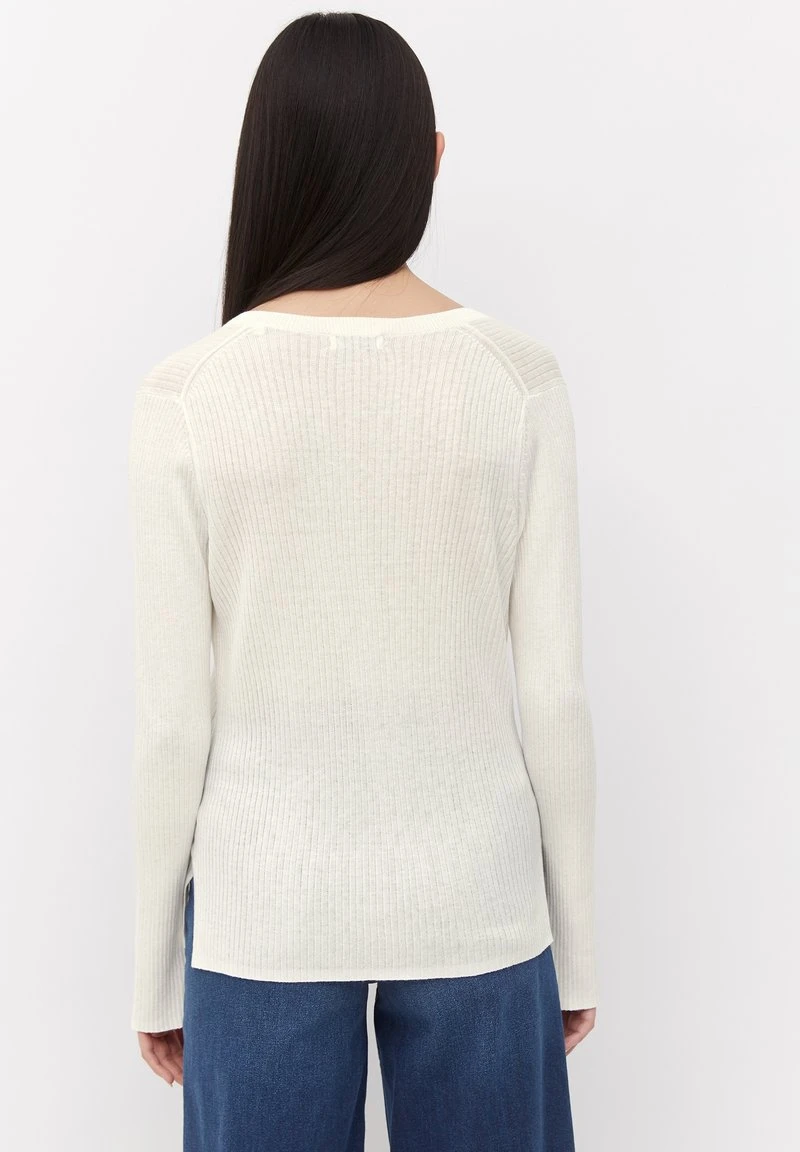 Marc O'Polo LONGSLEEVE - Strickpullover - Salty White | Damen 3 Marc O'Polo LONGSLEEVE - Strickpullover - Salty White | Damen – Bild 3