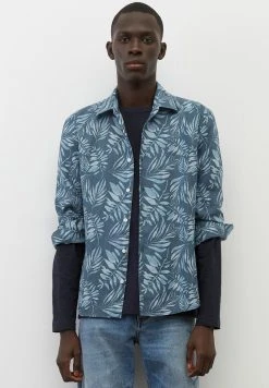 Marc O'Polo LANGARM - Hemd - Multi Dark Navy | Herren
