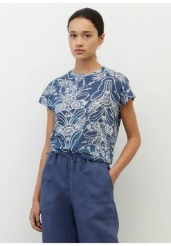 Marc O'Polo ALLOVER AUS SINGLE - T-Shirt Print - Blue | Damen