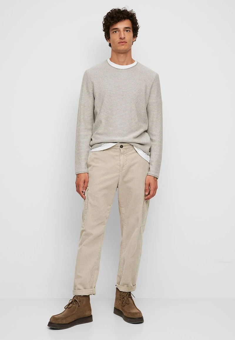 Marc O'Polo Herren Strickpullover - Grey Melange 2 Marc O'Polo Herren Strickpullover - Grey Melange – Bild 2