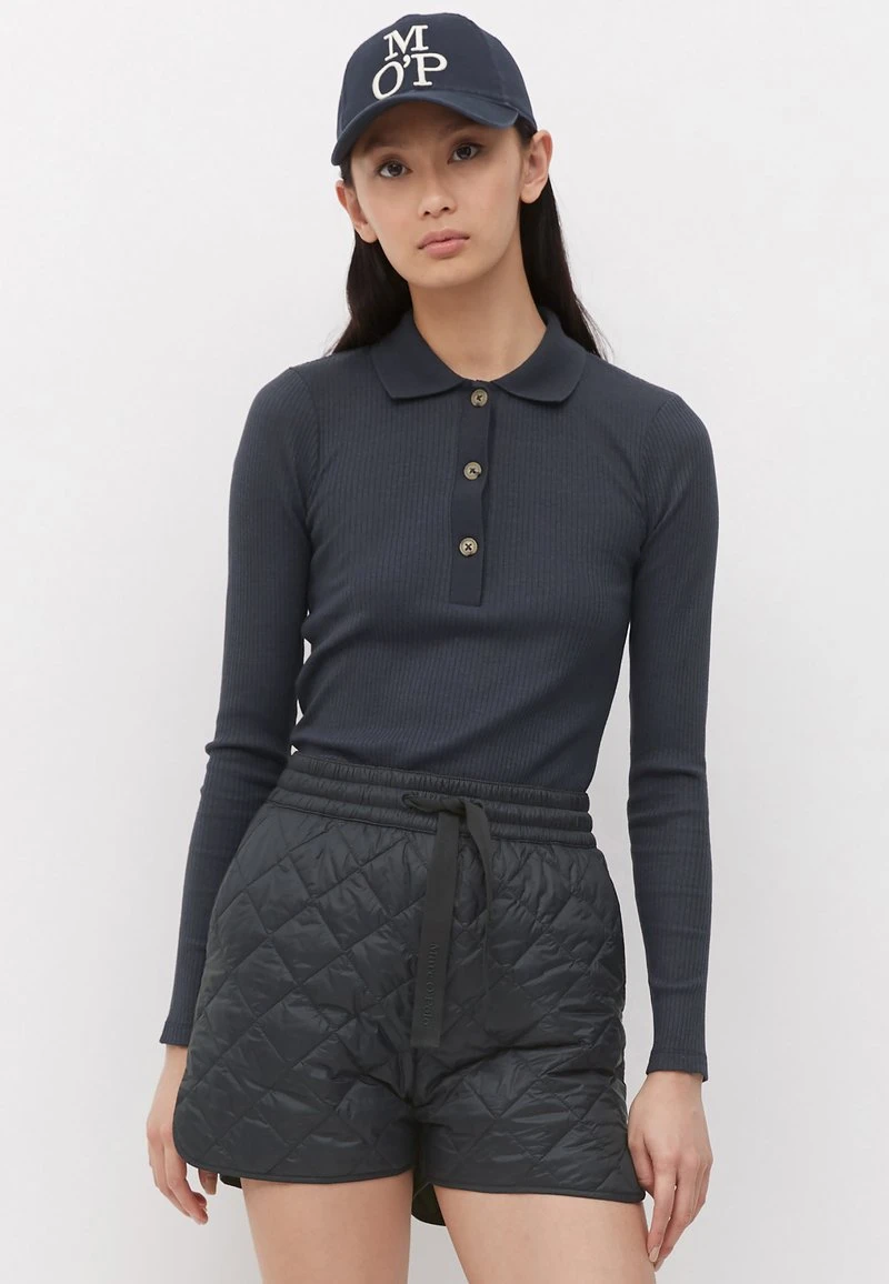 Marc O'Polo RIPP-LONGLSEEVE - Poloshirt - Deep Sky | Damen 1 Marc O'Polo RIPP-LONGLSEEVE - Poloshirt - Deep Sky | Damen