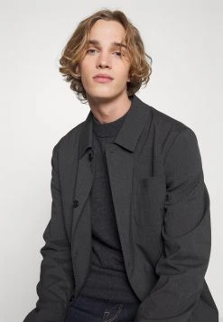 Marc O'Polo Strickpullover - Dark Grey Melange | Herren -Marc O'Polo Verkäufe e952f1cc79214e8396197c836a744514