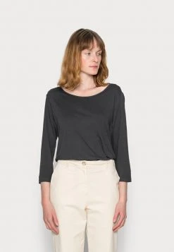 Marc O'Polo Langarmshirt - Dusty Black | Damen