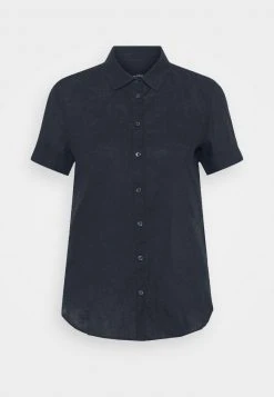 Marc O'Polo SHORT SLEEVED BUTTON THROUGH STYLE - Hemdbluse - Night Sky | Damen