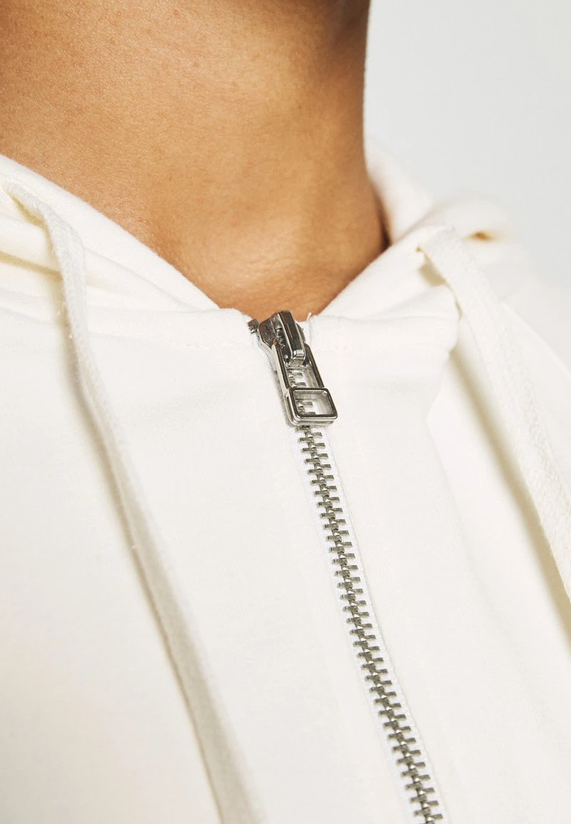 Marc O'Polo HOODY ZIP FRONT KANGAROO POCKETS GATHERED BACK - Sweatjacke - White Sand | Damen 5 Marc O'Polo HOODY ZIP FRONT KANGAROO POCKETS GATHERED BACK - Sweatjacke - White Sand | Damen – Bild 5